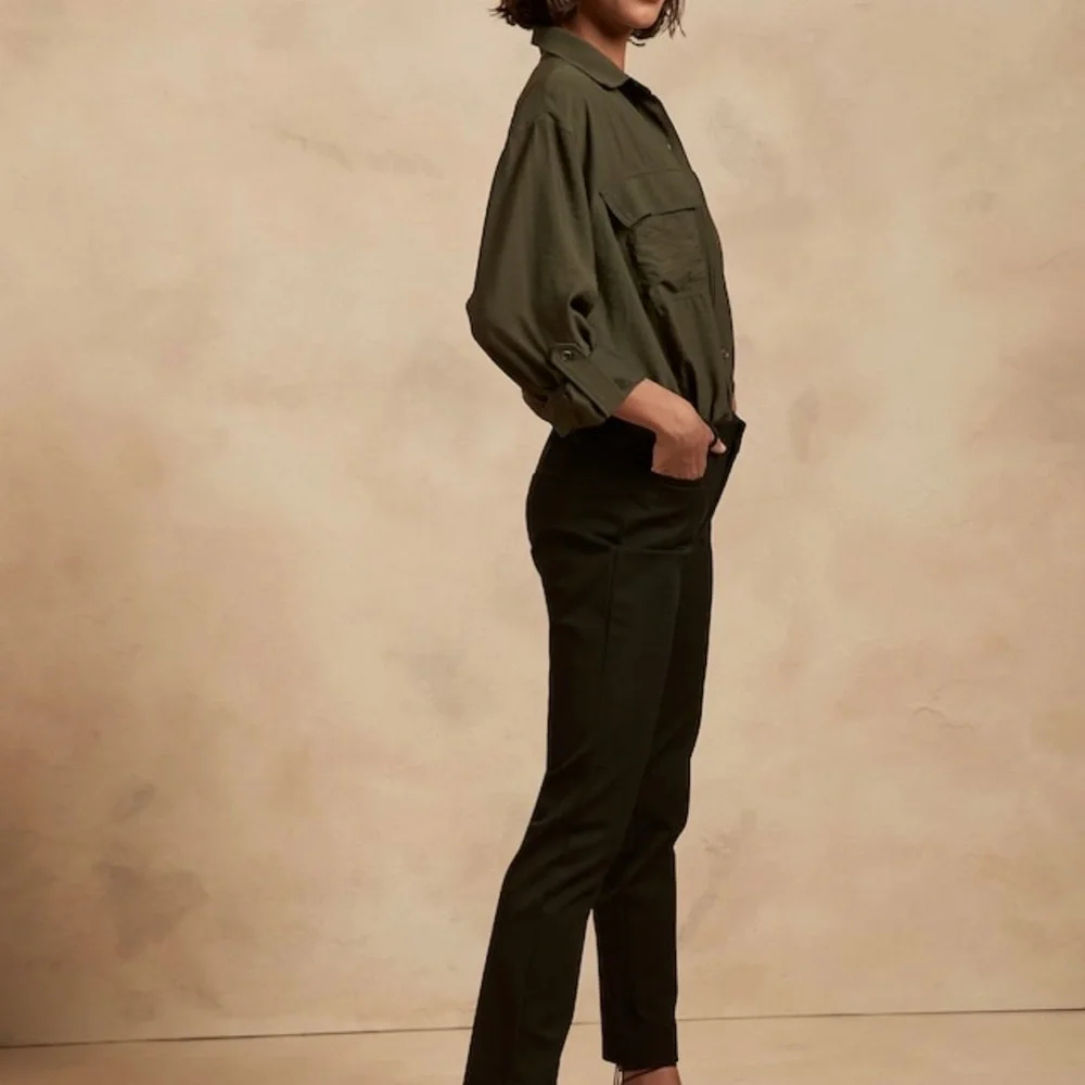 Banana Republic Sloan ankle pant // black sz 12 and 14L - Picture 2 of 3